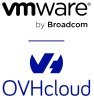 Vmware by broadcom x ovhcloud vertical logo
